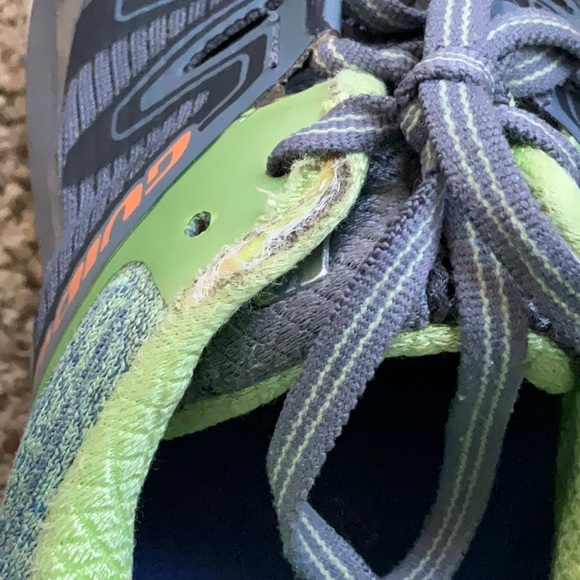 Saucony Guide ISO Sneakers - Dark Gray and Green Sz 9 - Picture 9 of 9